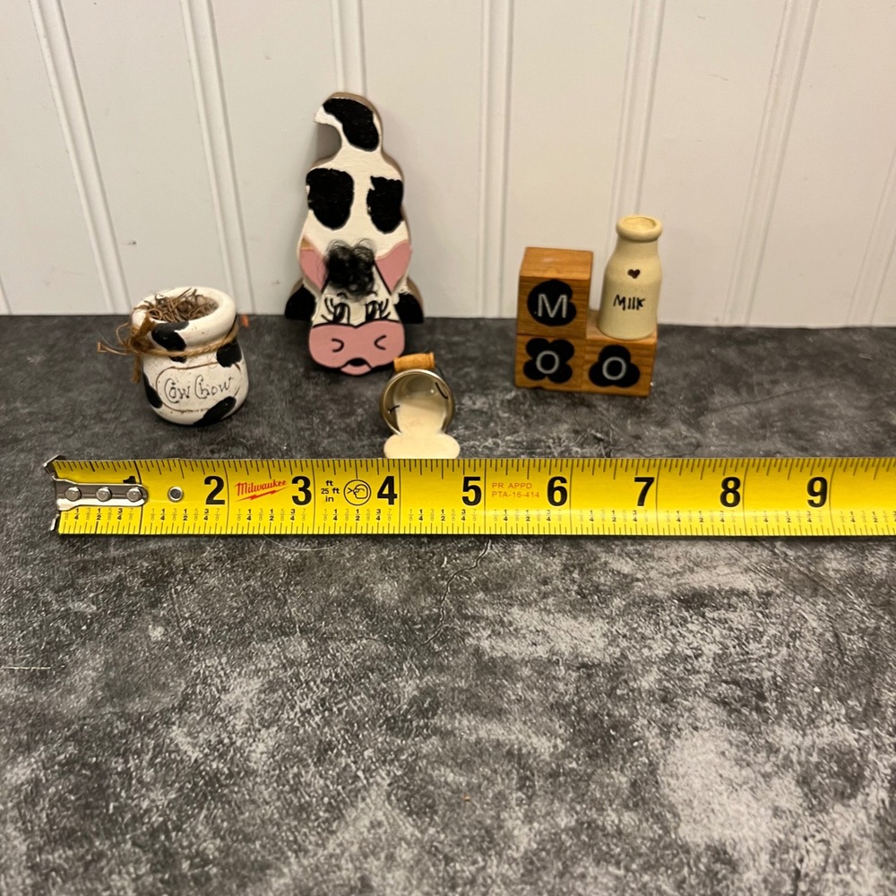 Vintage Trinket Miniatures Lot | Cows | Cottage Farmhouse - Picture 3 of 3